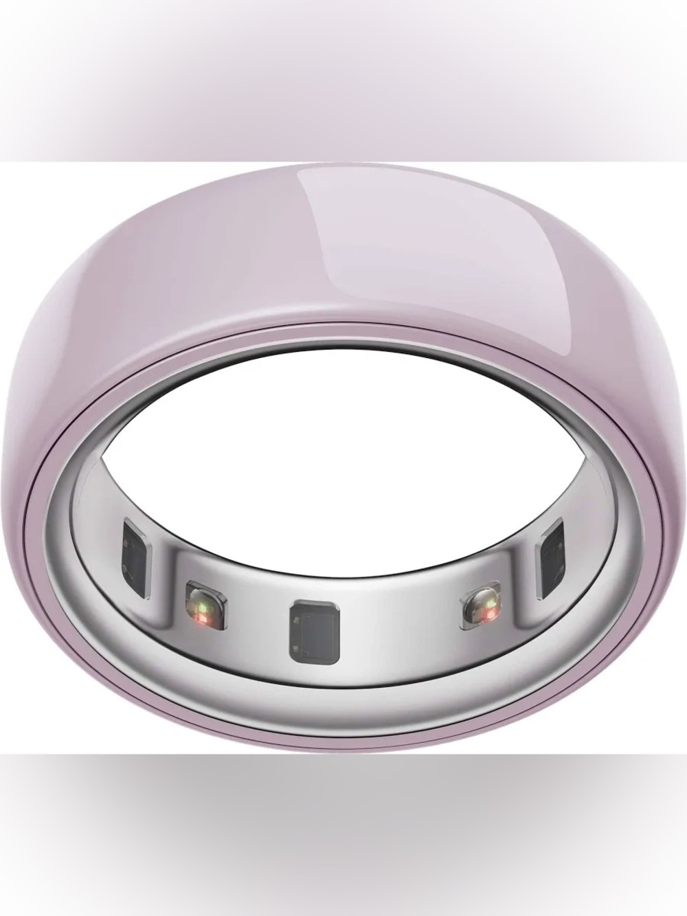 NEW Pink Petal Ceramic Oura Ring 4 Smart Wellness Ring Size 9